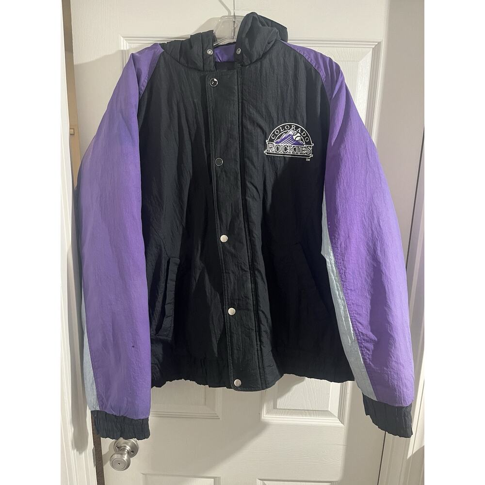 Vintage Colorado Rockies Competitor MLB Jacket Coat XL